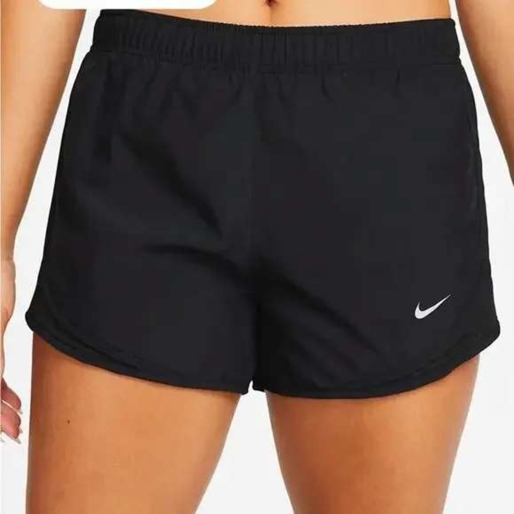 Nike 10k Running Shorts Womens Black Athletic Training Mesh Panels Sm /#26329